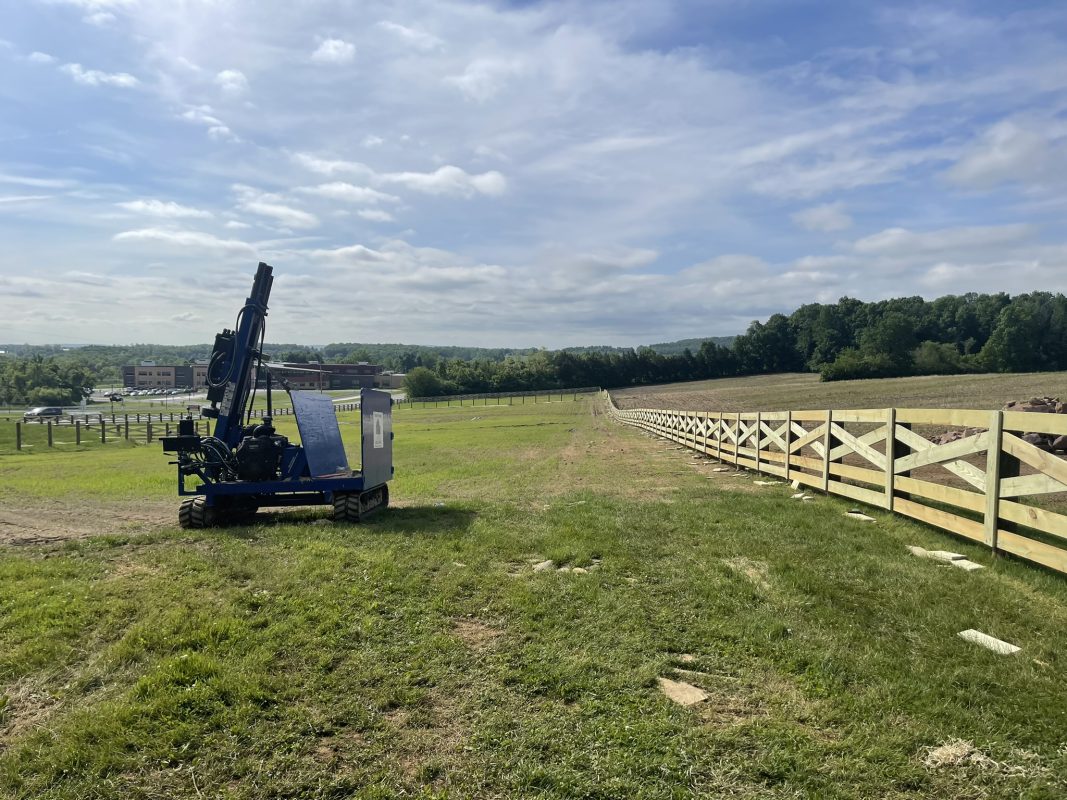 New farm fence installation by Oak and Iron Farm Fence